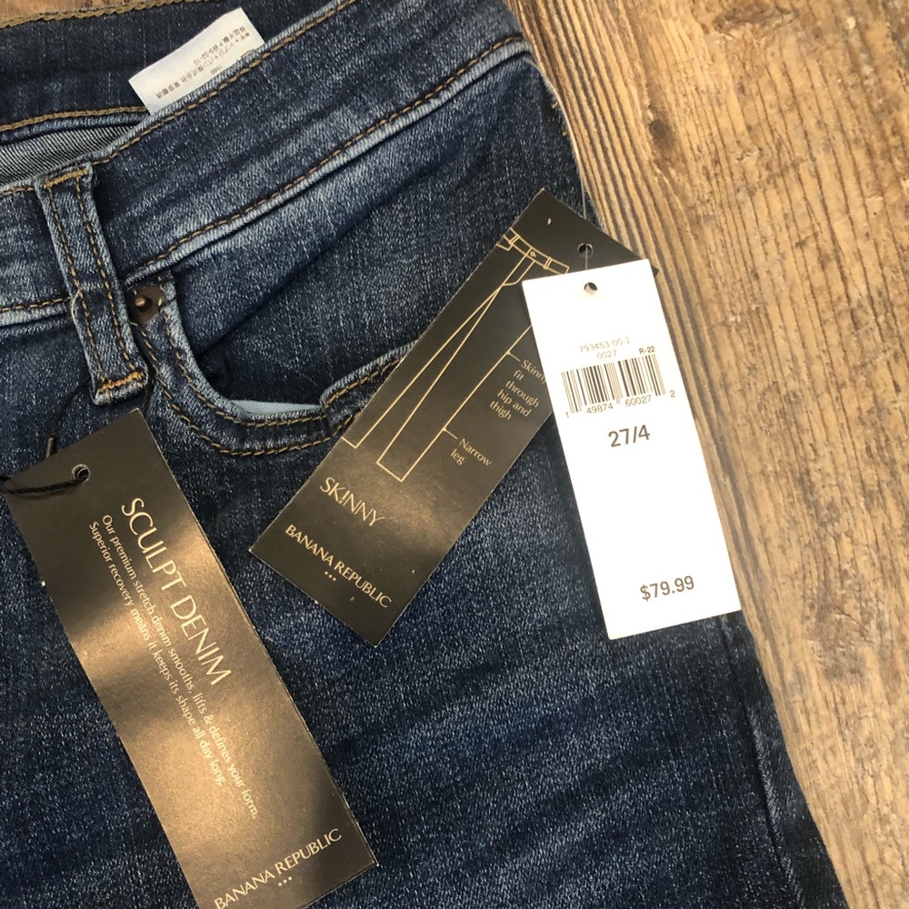 NWT Banana Republic Sculpt Skinny Jeans - Picture 2 of 3